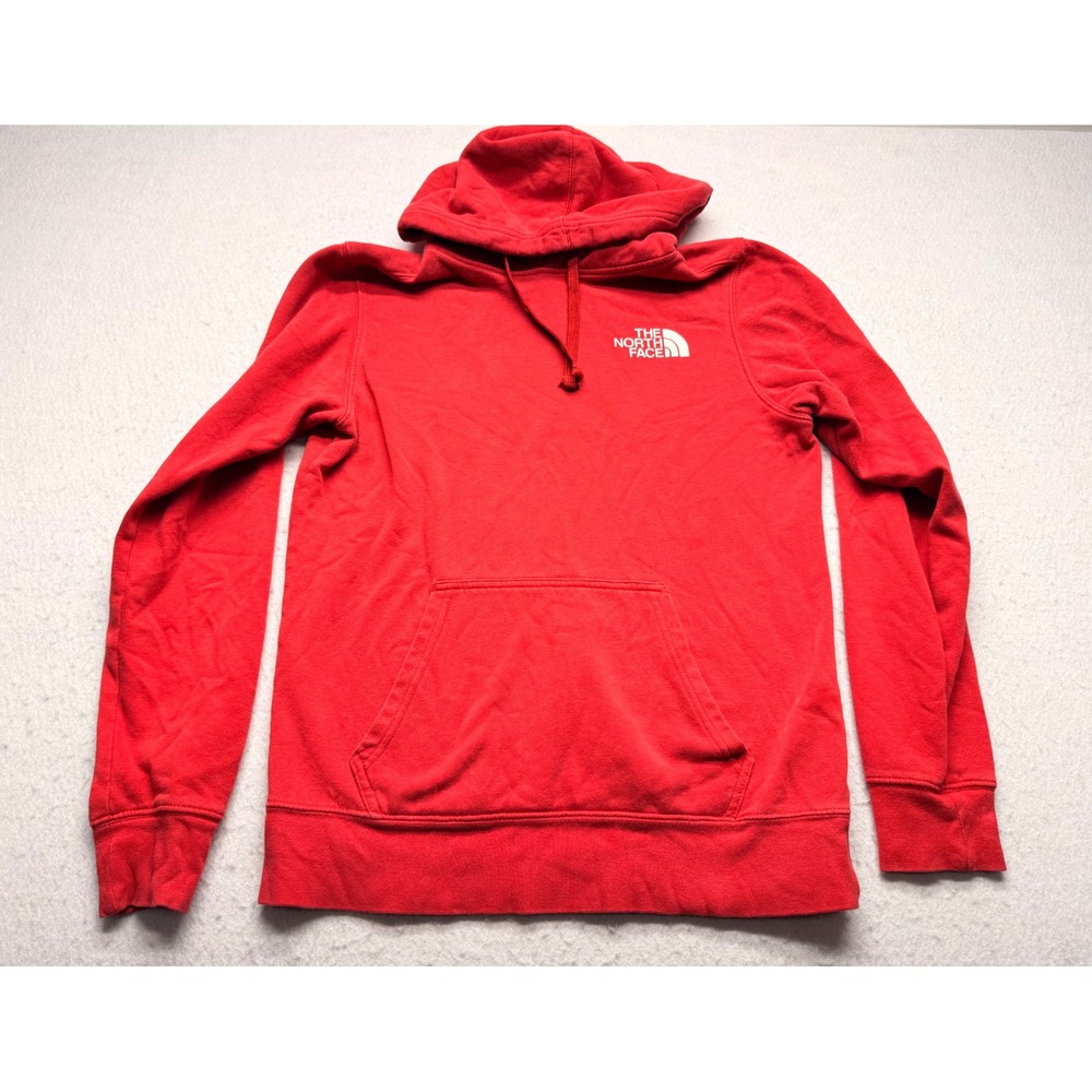 The North Face Mens Red Box Logo Never Stop Exploring Hoodie Small Pullover